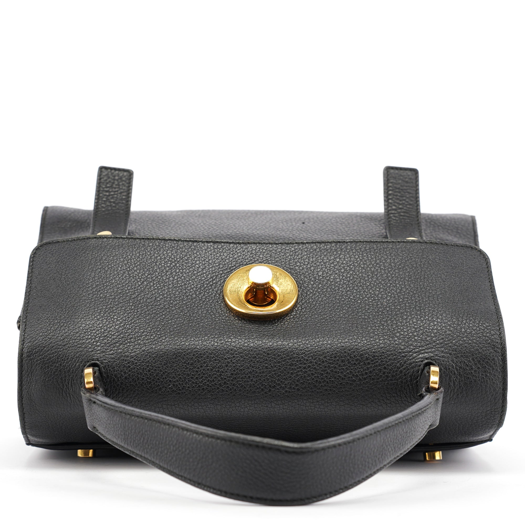 Black Leather Muse Two 2-Way Bag