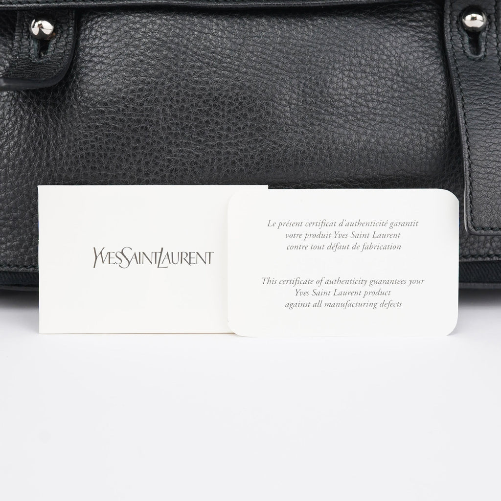 Black Leather Muse Two 2-Way Bag
