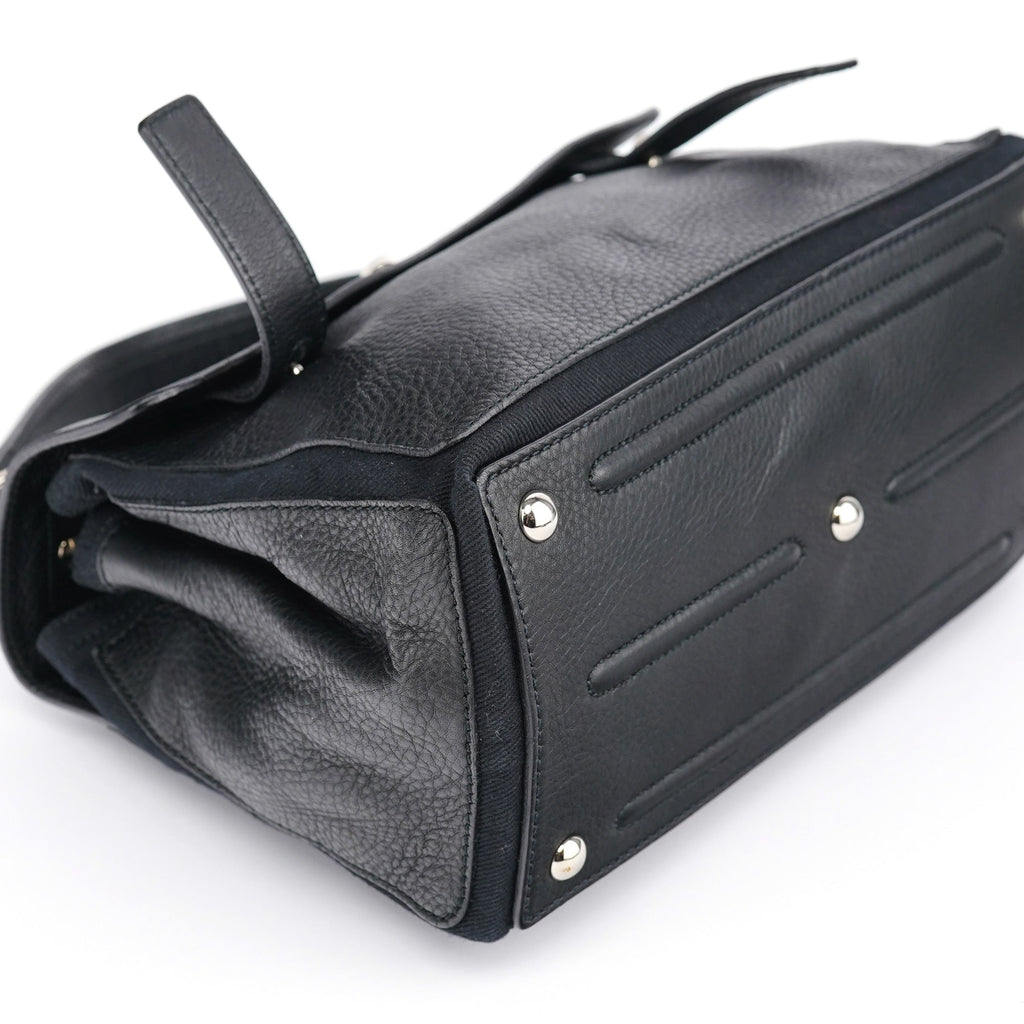 Black Leather Muse Two 2-Way Bag