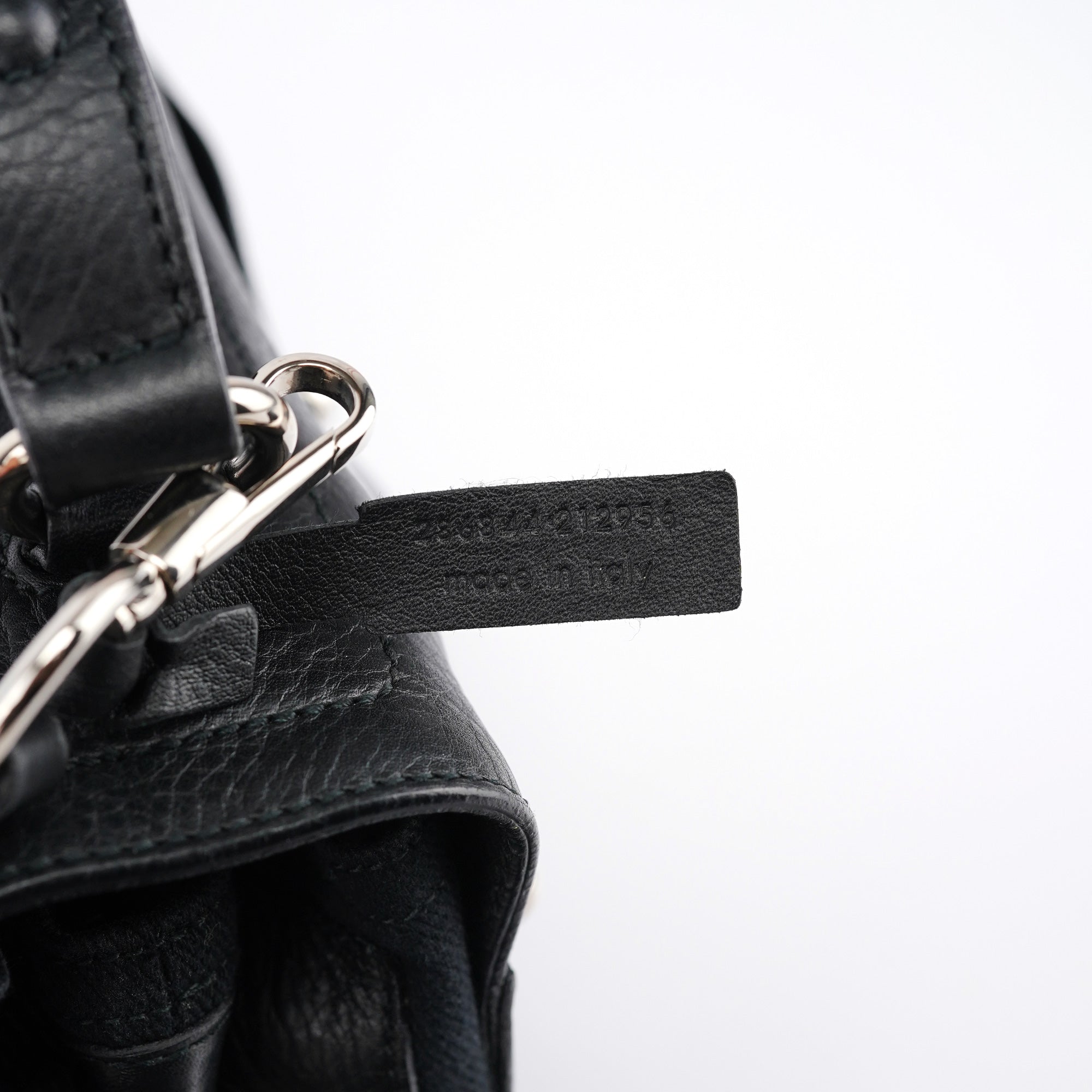 Black Leather Muse Two 2-Way Bag
