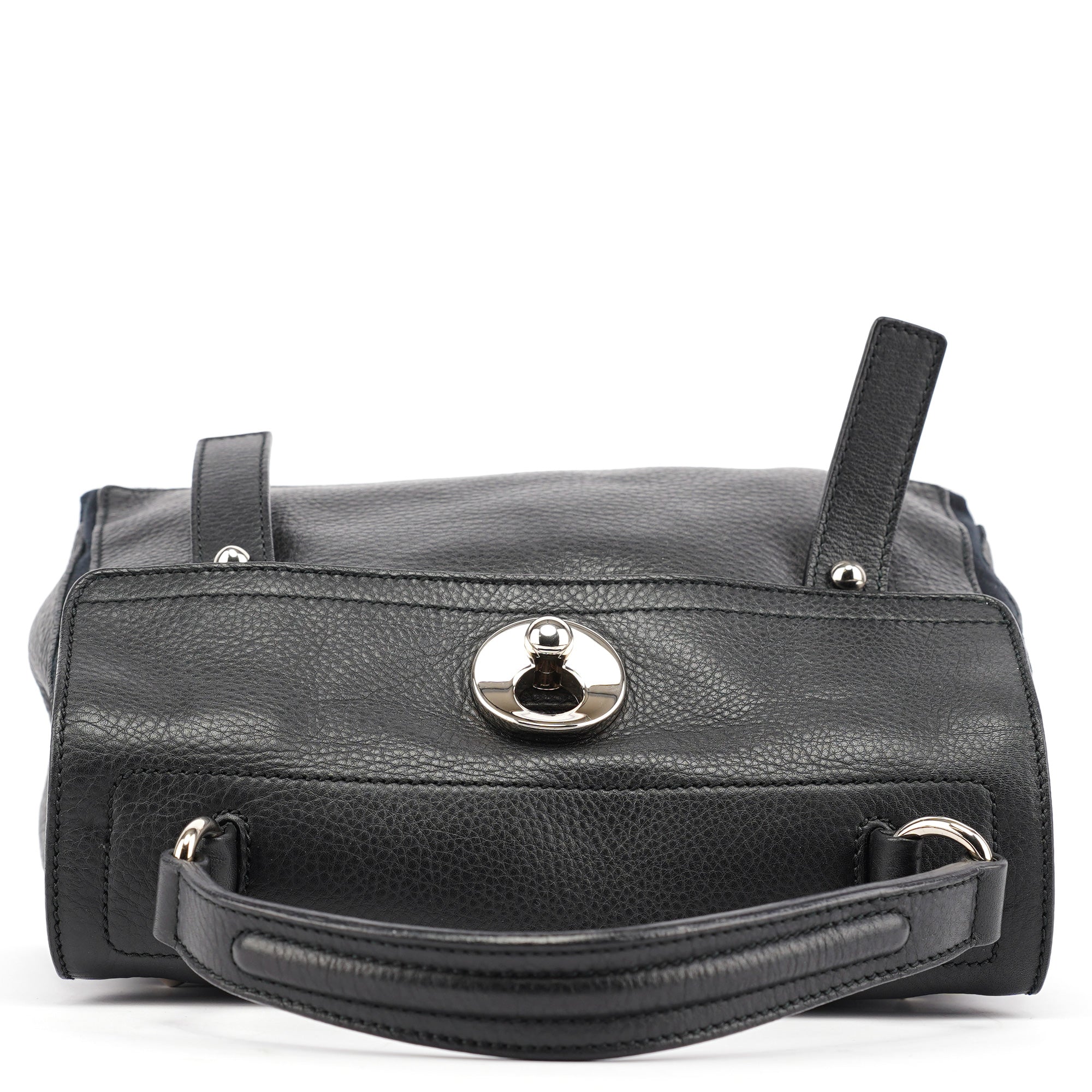 Black Leather Muse Two 2-Way Bag