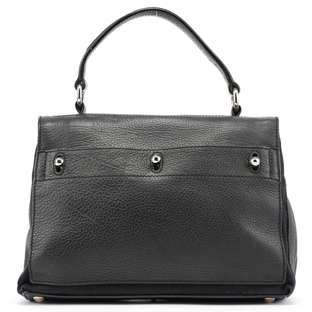 Black Leather Muse Two 2-Way Bag