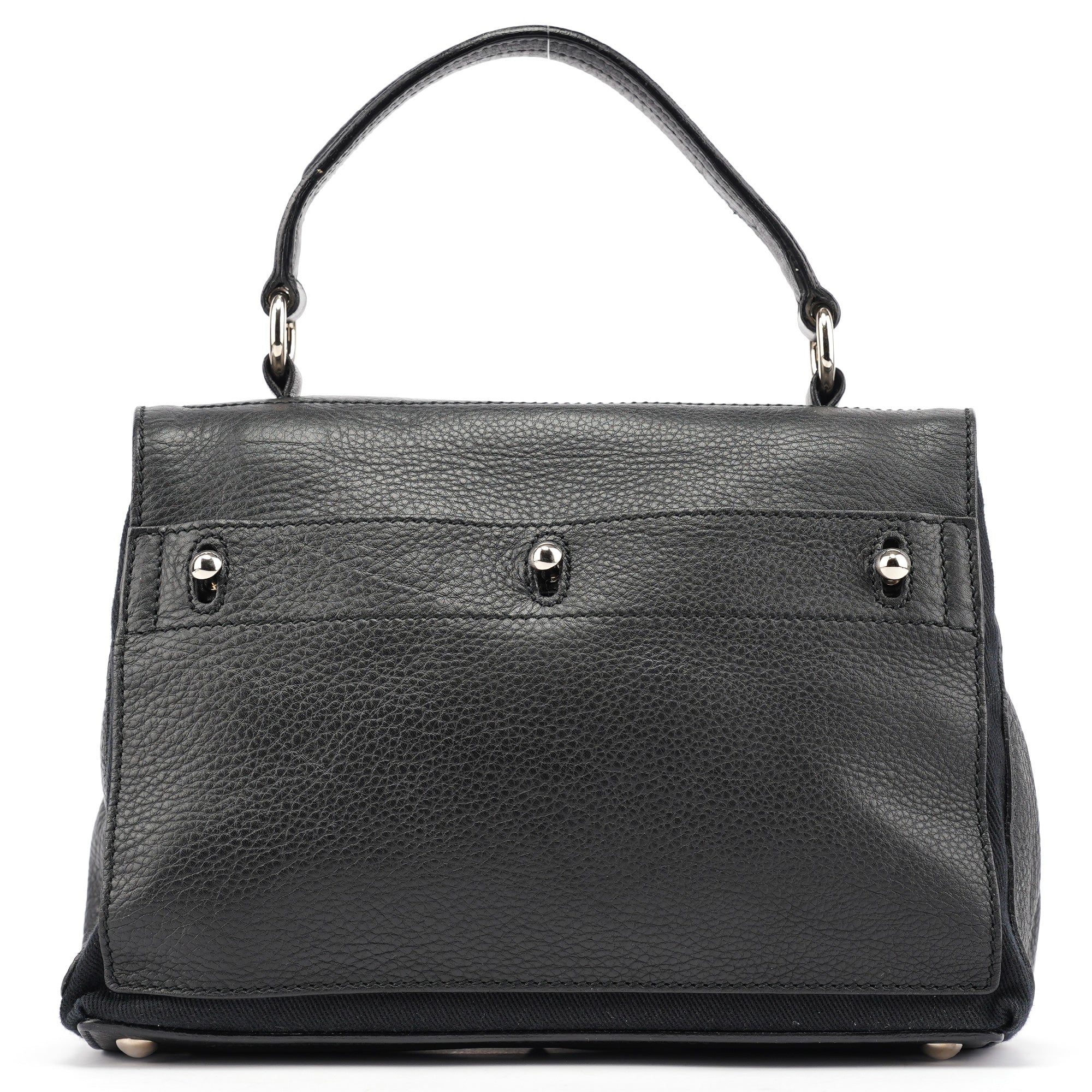 Black Leather Muse Two 2-Way Bag