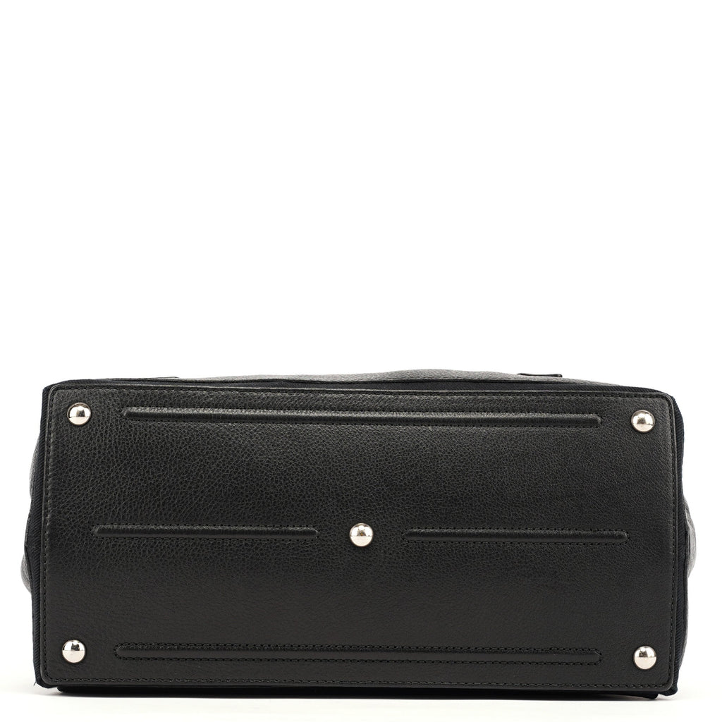 Black Leather Muse Two Bag