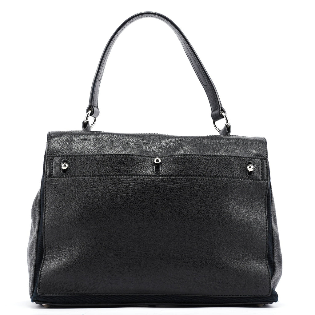 Black Leather Muse Two Bag