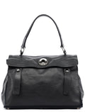 Black Leather Muse Two Bag