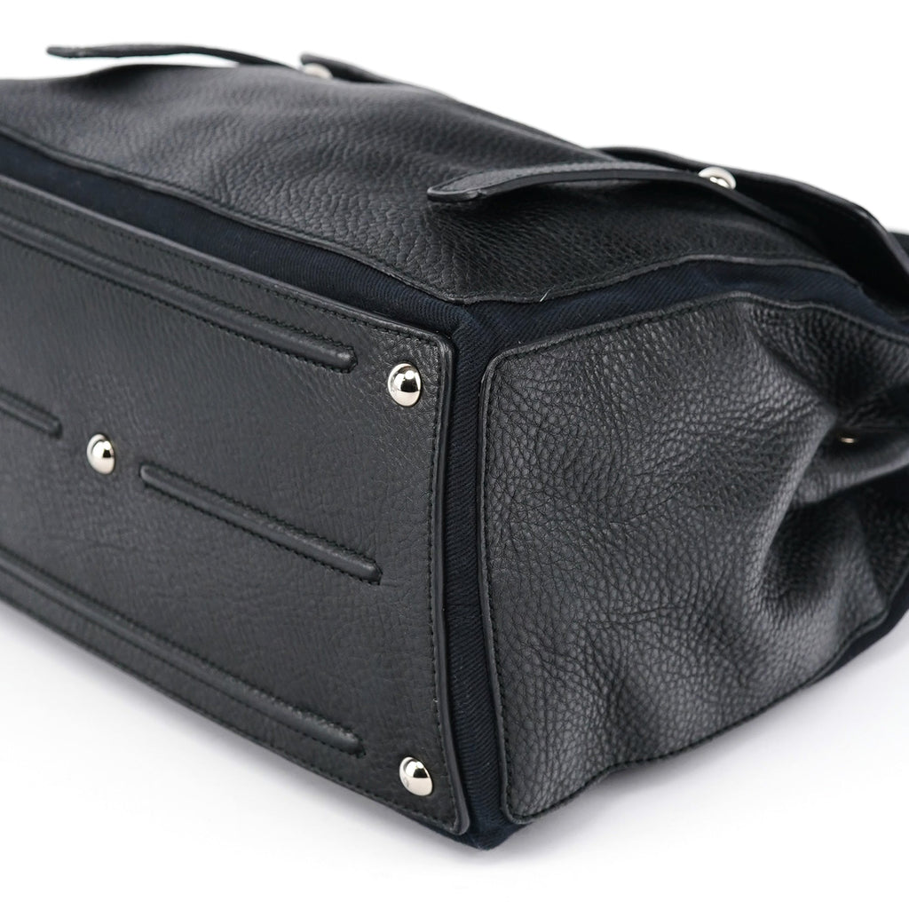 Black Leather Muse Two Bag