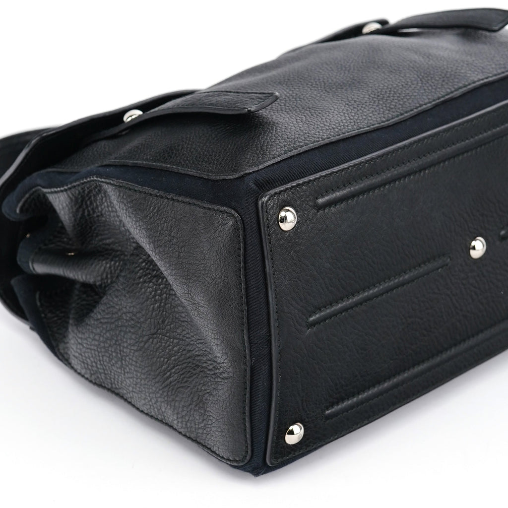 Black Leather Muse Two Bag