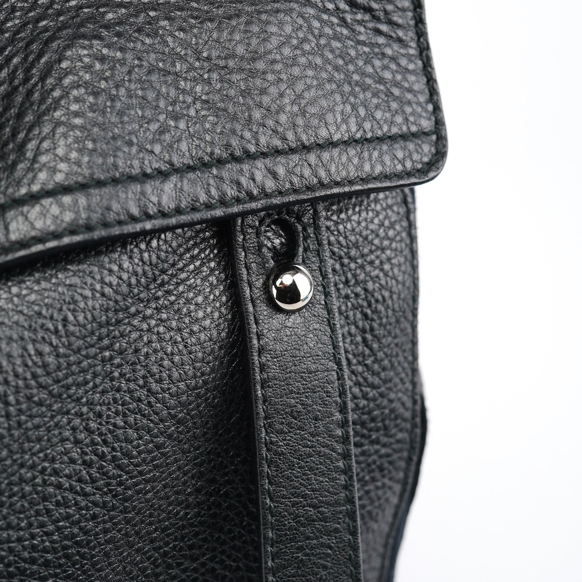 Black Leather Muse Two Bag