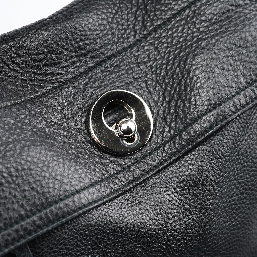 Black Leather Muse Two Bag
