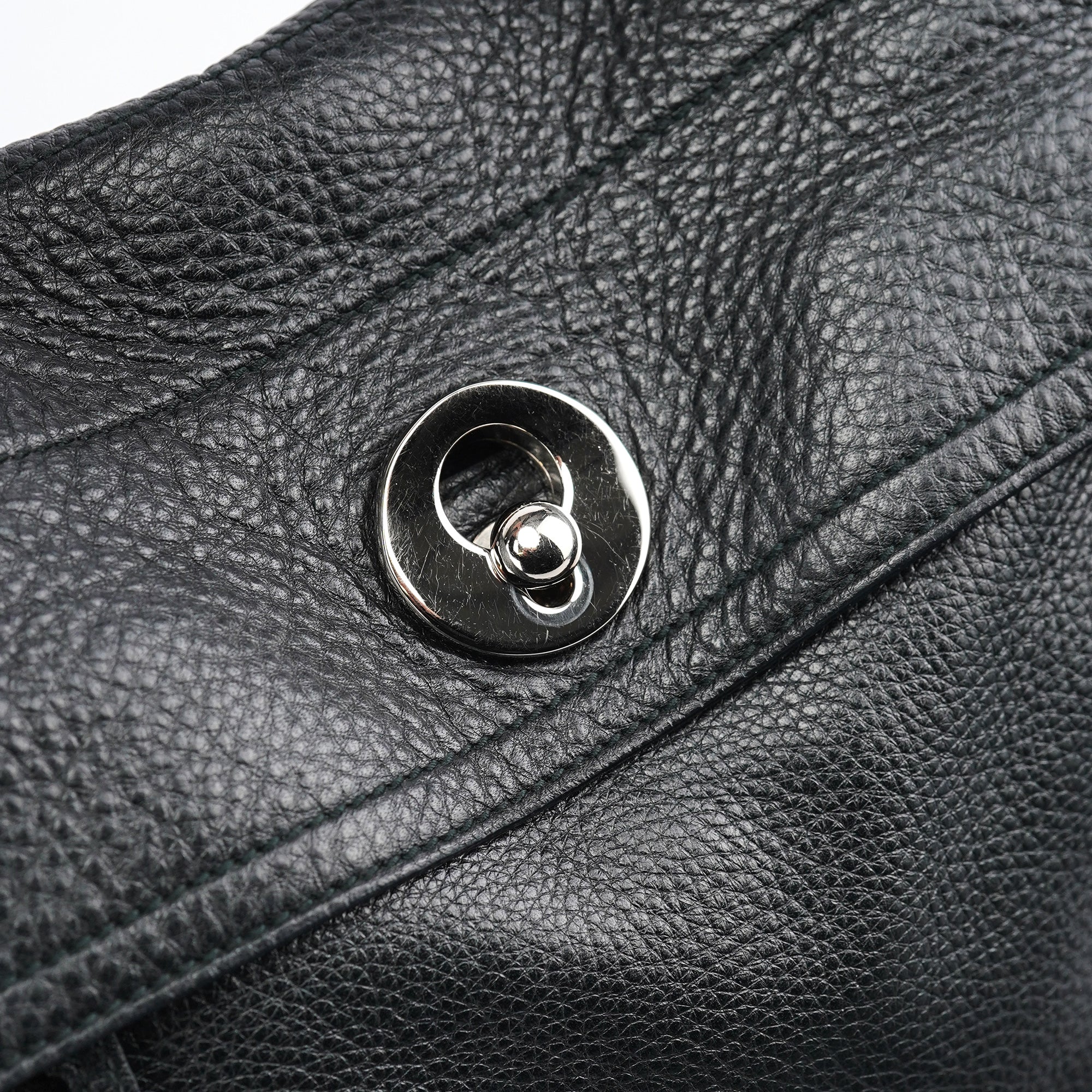 Black Leather Muse Two Bag
