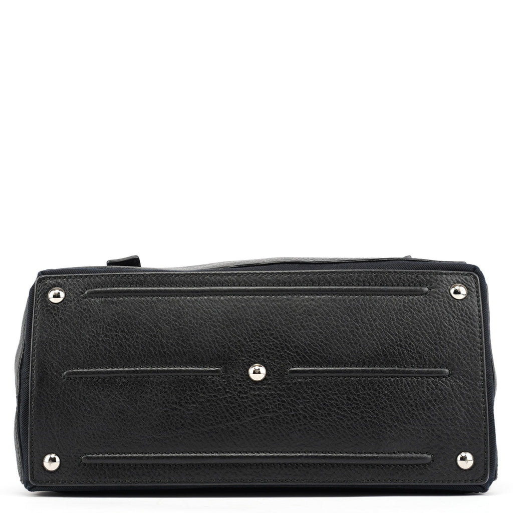 Black Leather Muse Two Bag