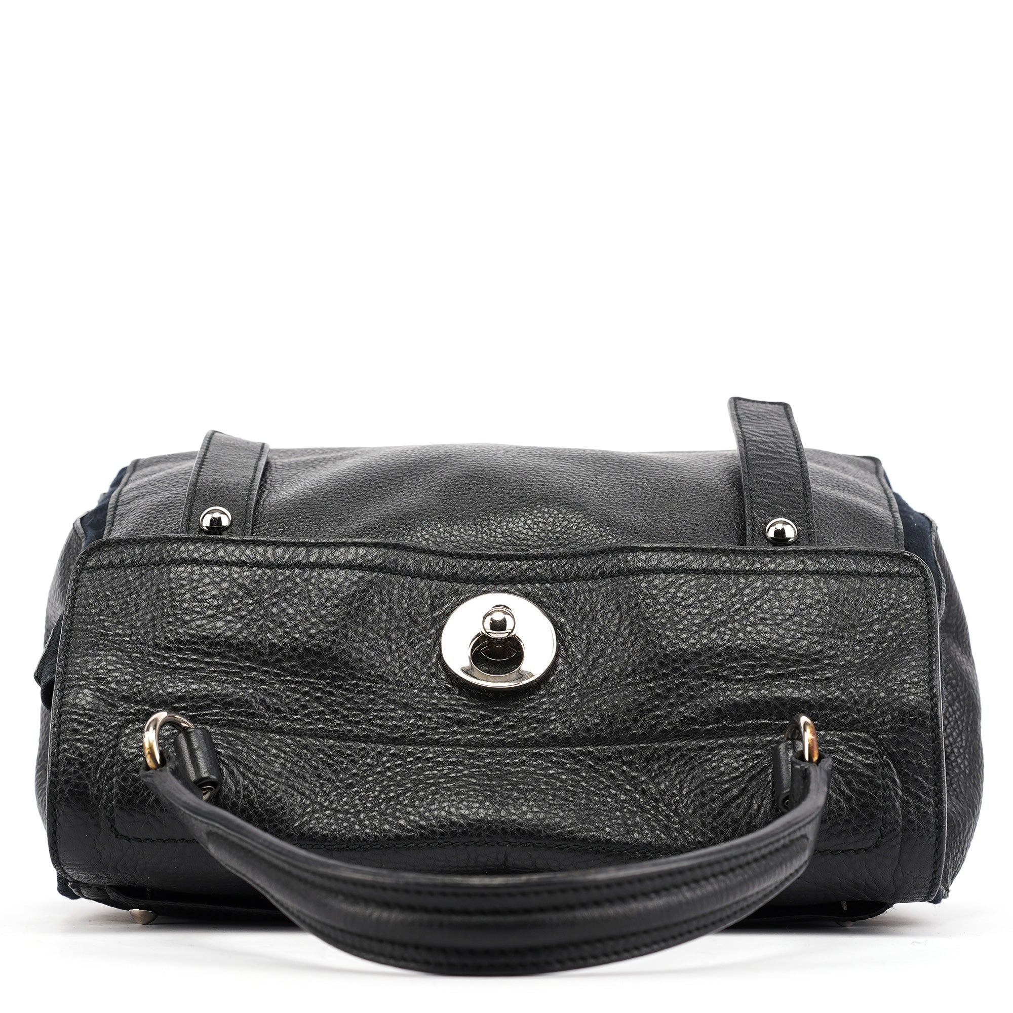 Black Leather Muse Two Bag