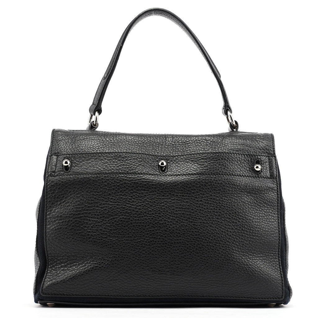 Black Leather Muse Two Bag