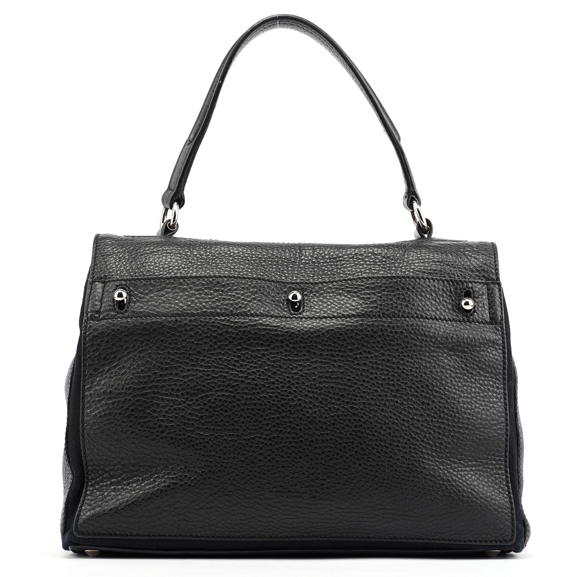 Black Leather Muse Two Bag