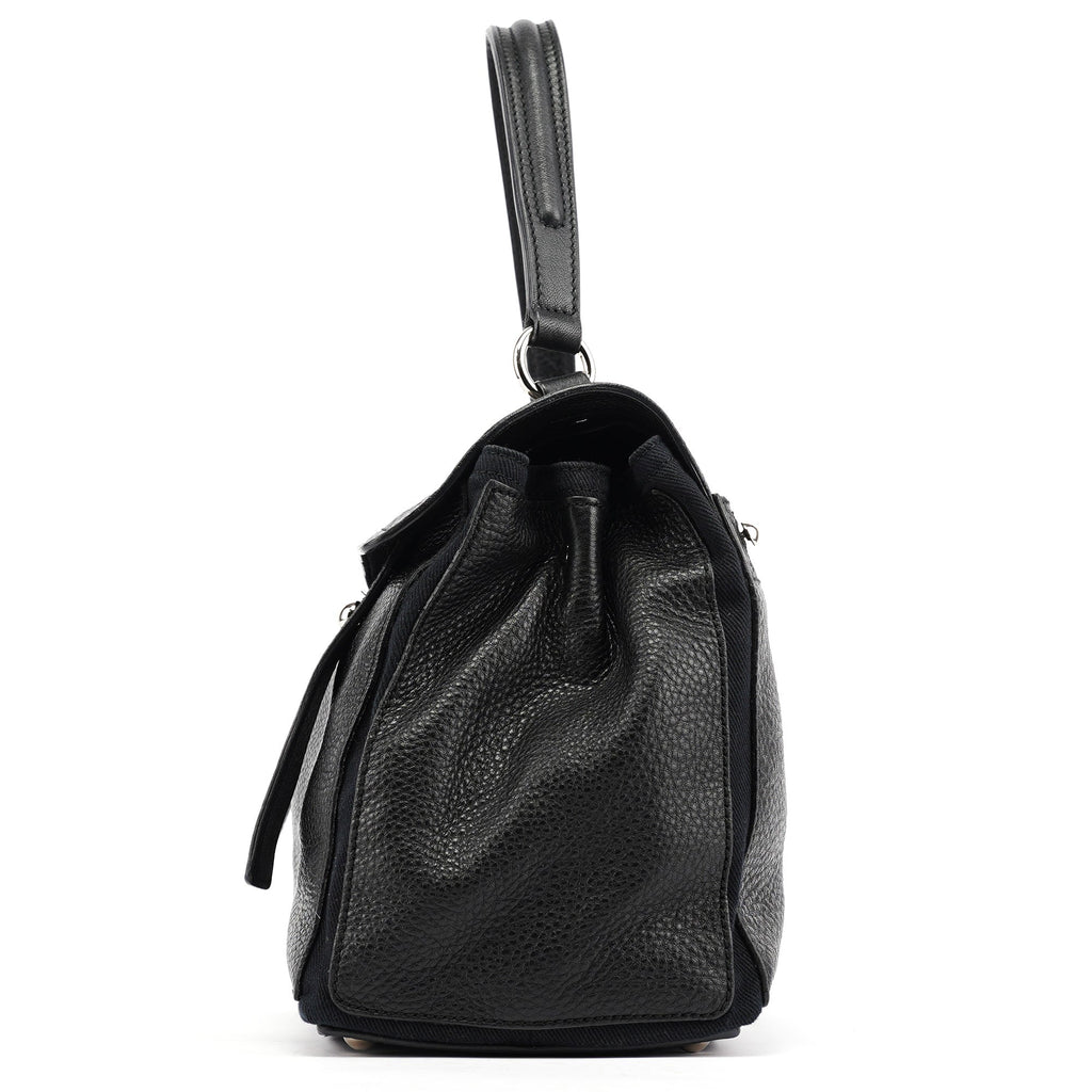 Black Leather Muse Two Bag