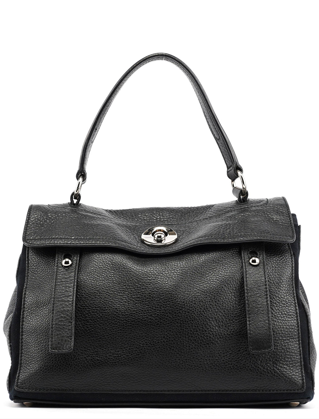 Black Leather Muse Two Bag