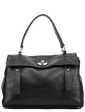 Black Leather Muse Two Bag