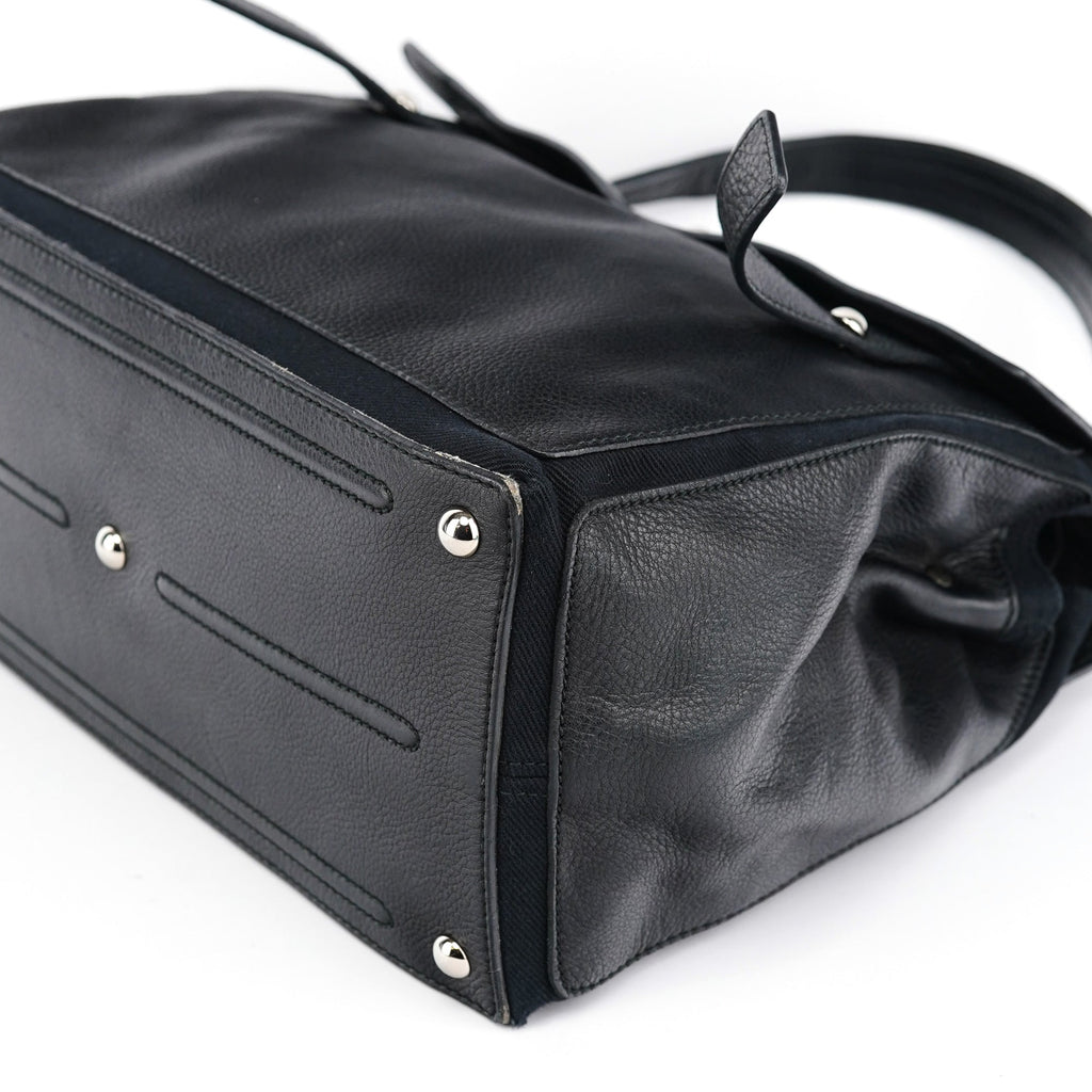 Black Leather Muse Two Bag