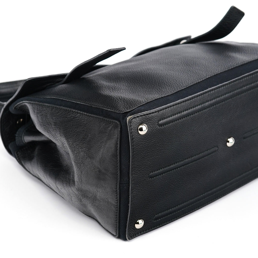 Black Leather Muse Two Bag
