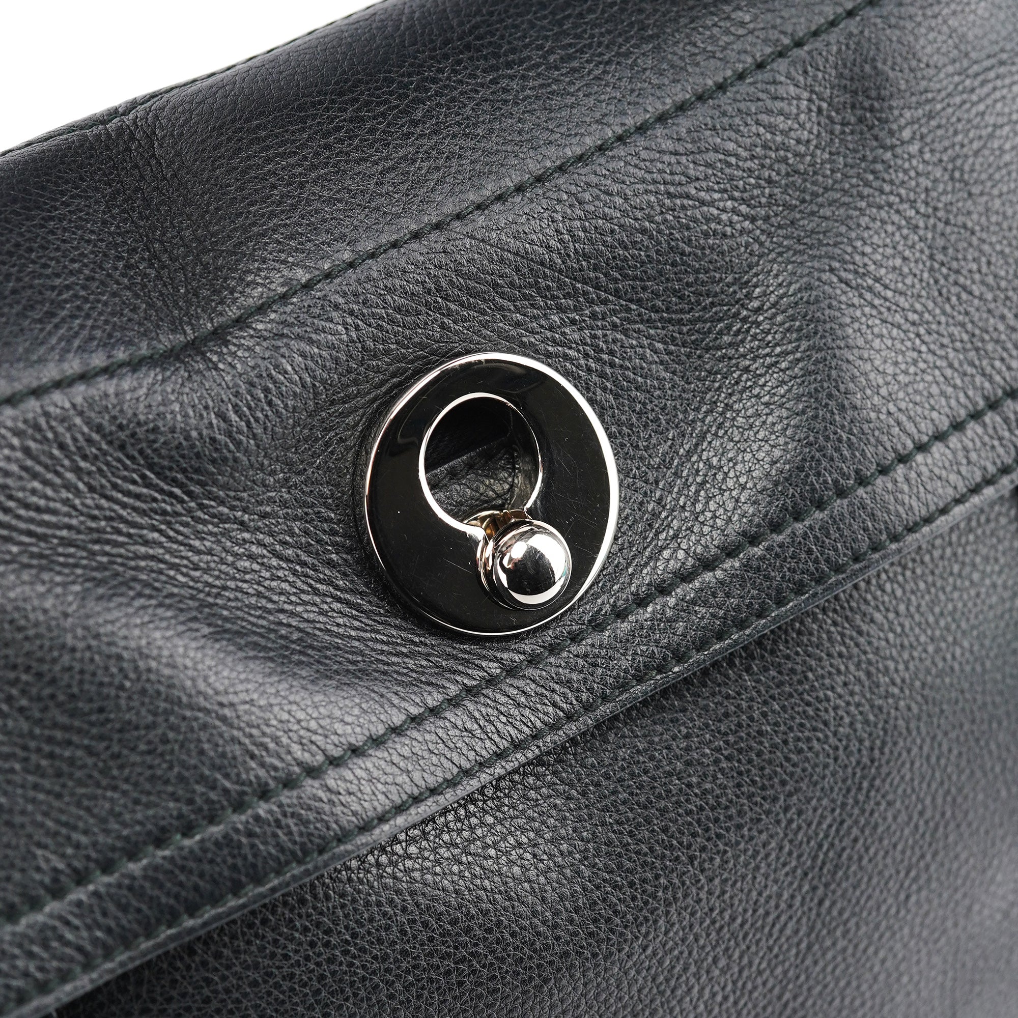 Black Leather Muse Two Bag