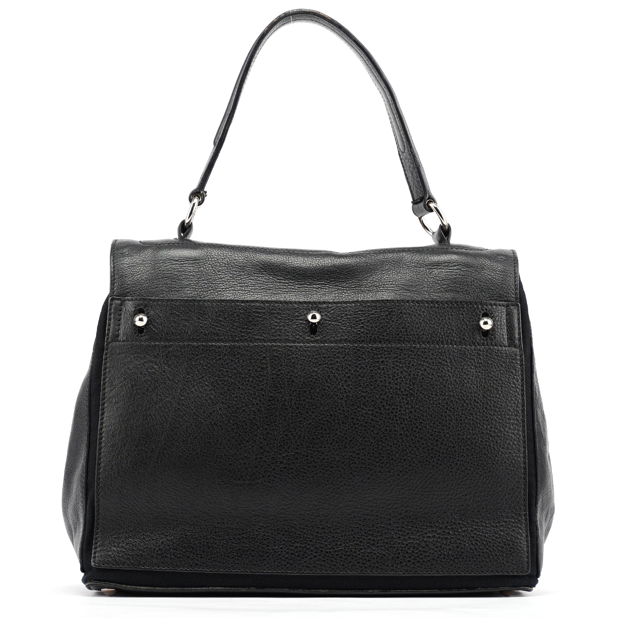 Black Leather Muse Two Bag