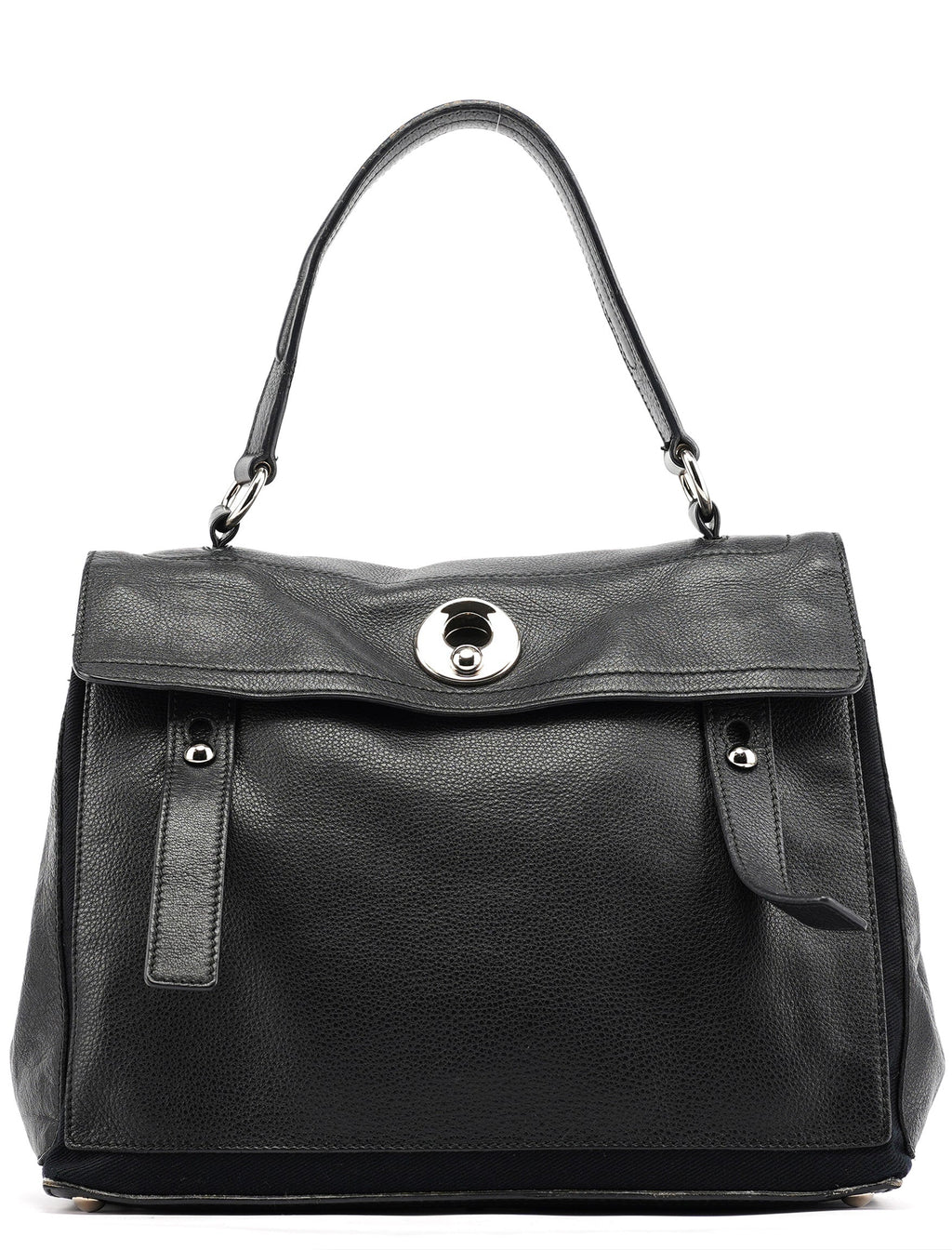 Black Leather Muse Two Bag