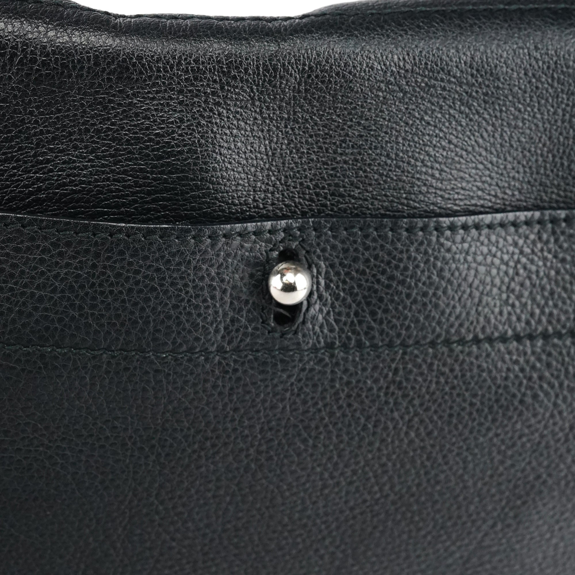 Black Leather Muse Two Bag