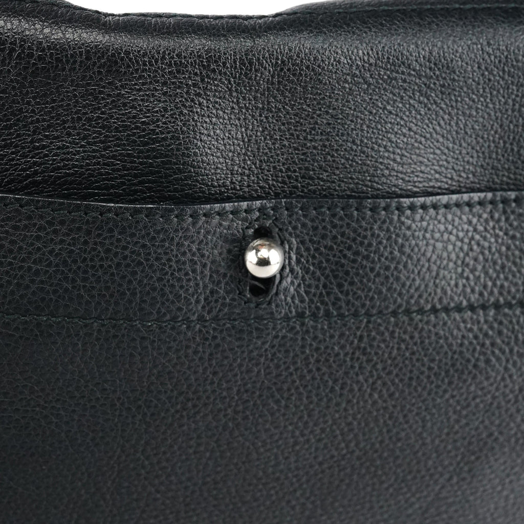 Black Leather Muse Two Bag