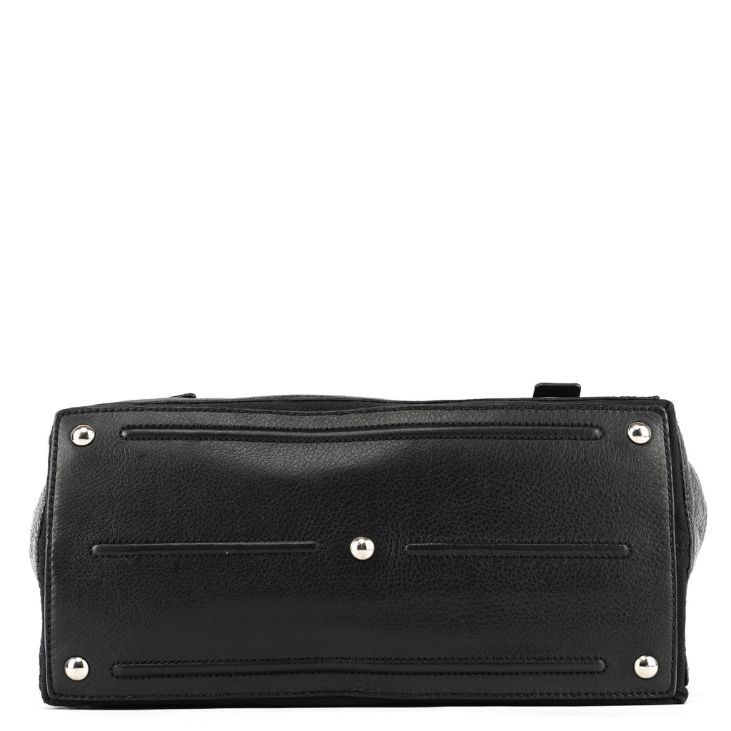 Black Leather Muse Two Bag