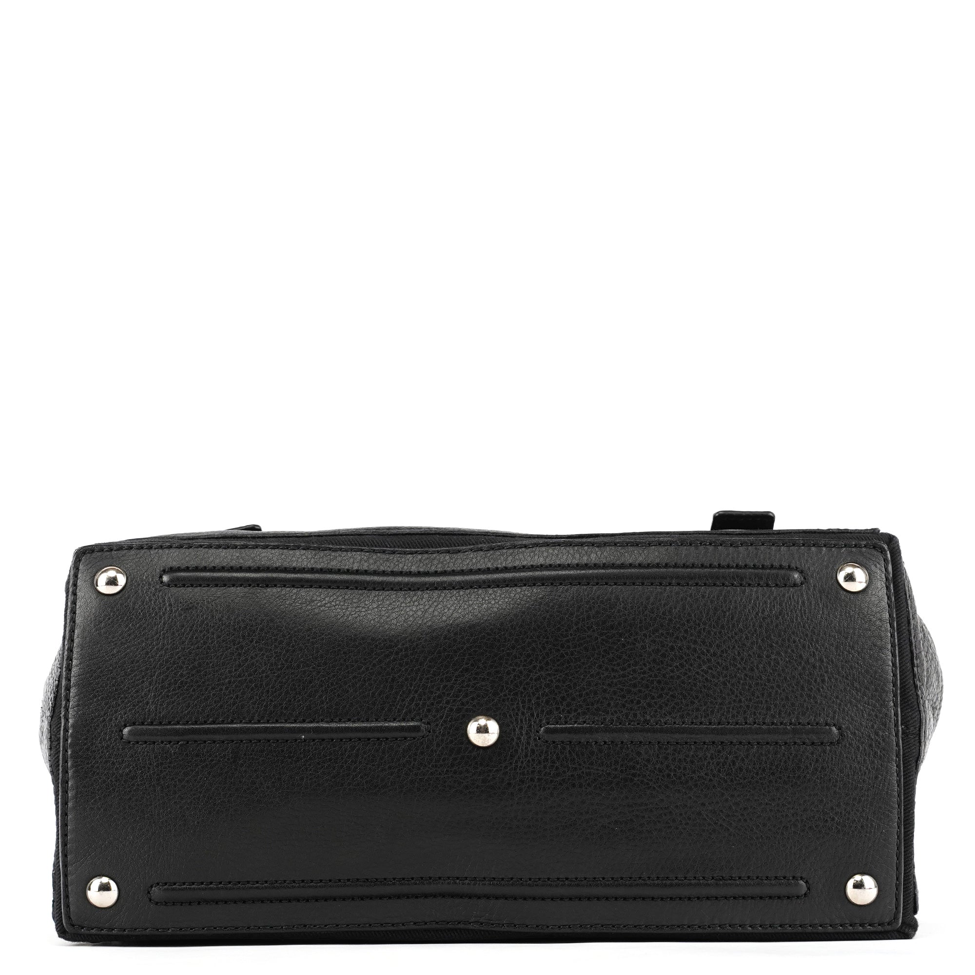 Black Leather Muse Two Bag