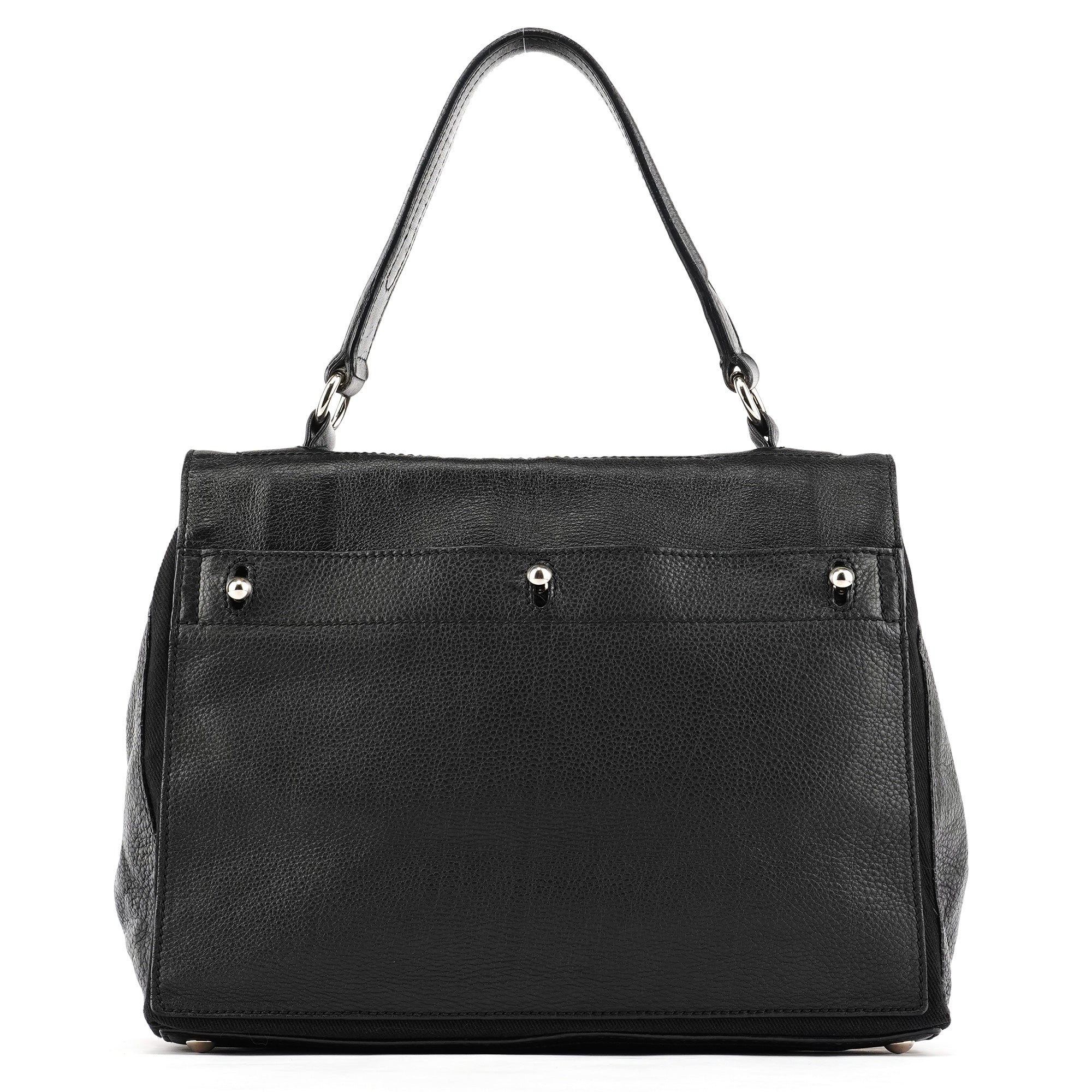 Black Leather Muse Two Bag