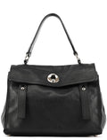 Black Leather Muse Two Bag