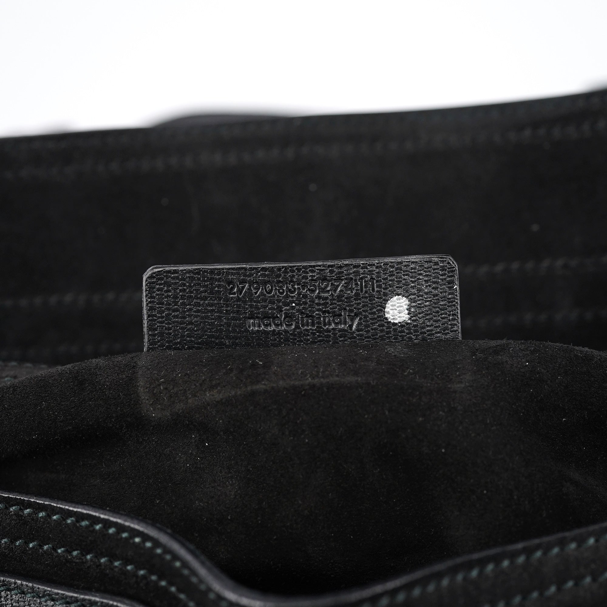 Black Leather Suede Muse Two Top Handle Bag