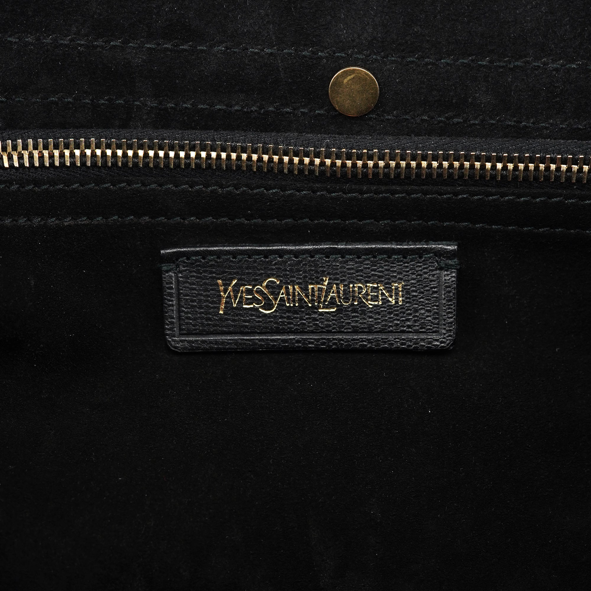 Black Leather Suede Muse Two Top Handle Bag