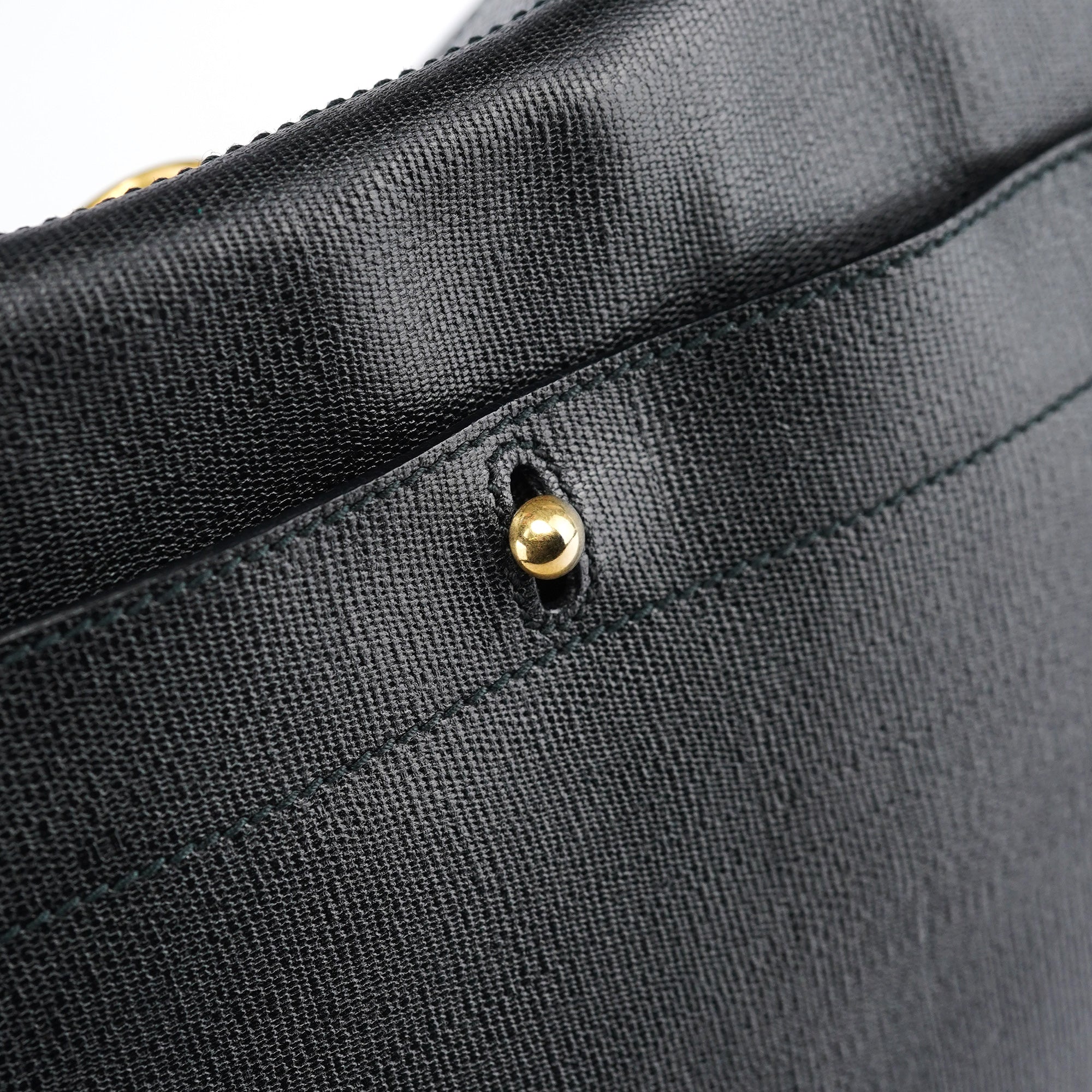 Black Leather Suede Muse Two Top Handle Bag