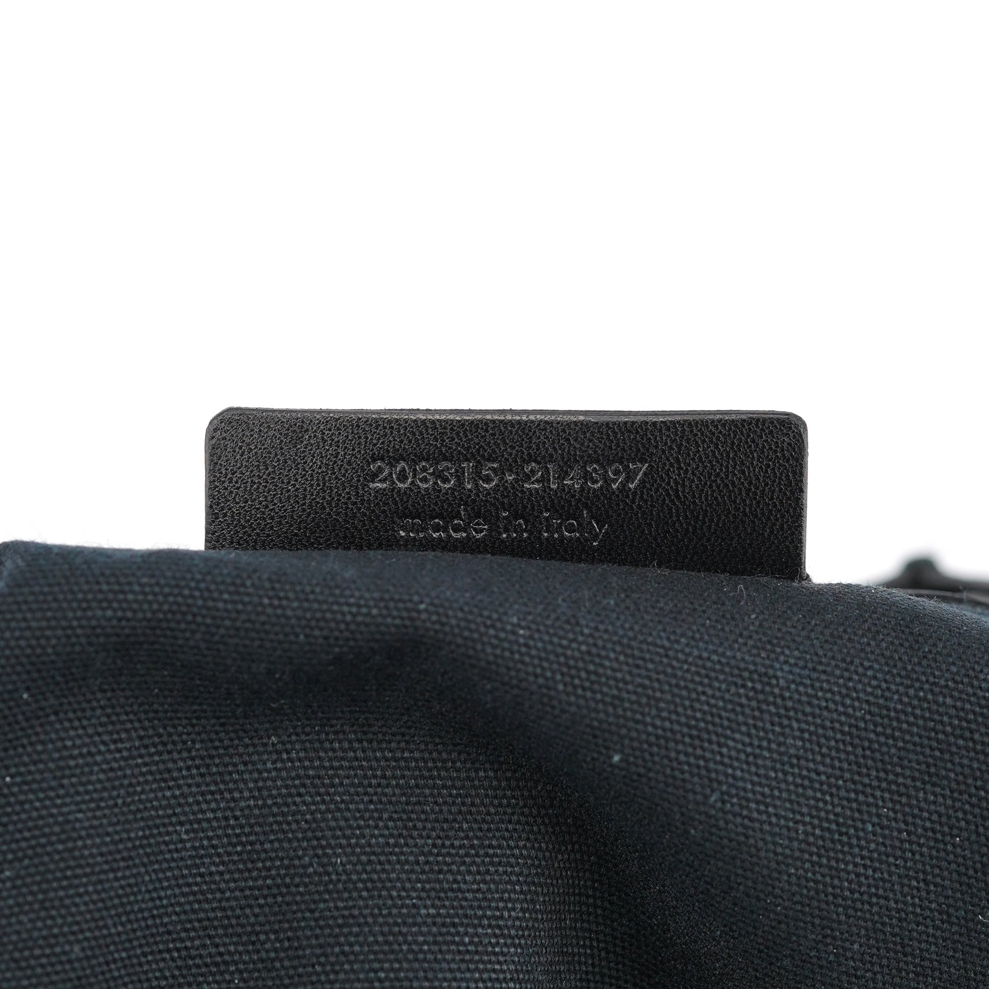 Black Leather Y Boston Bag