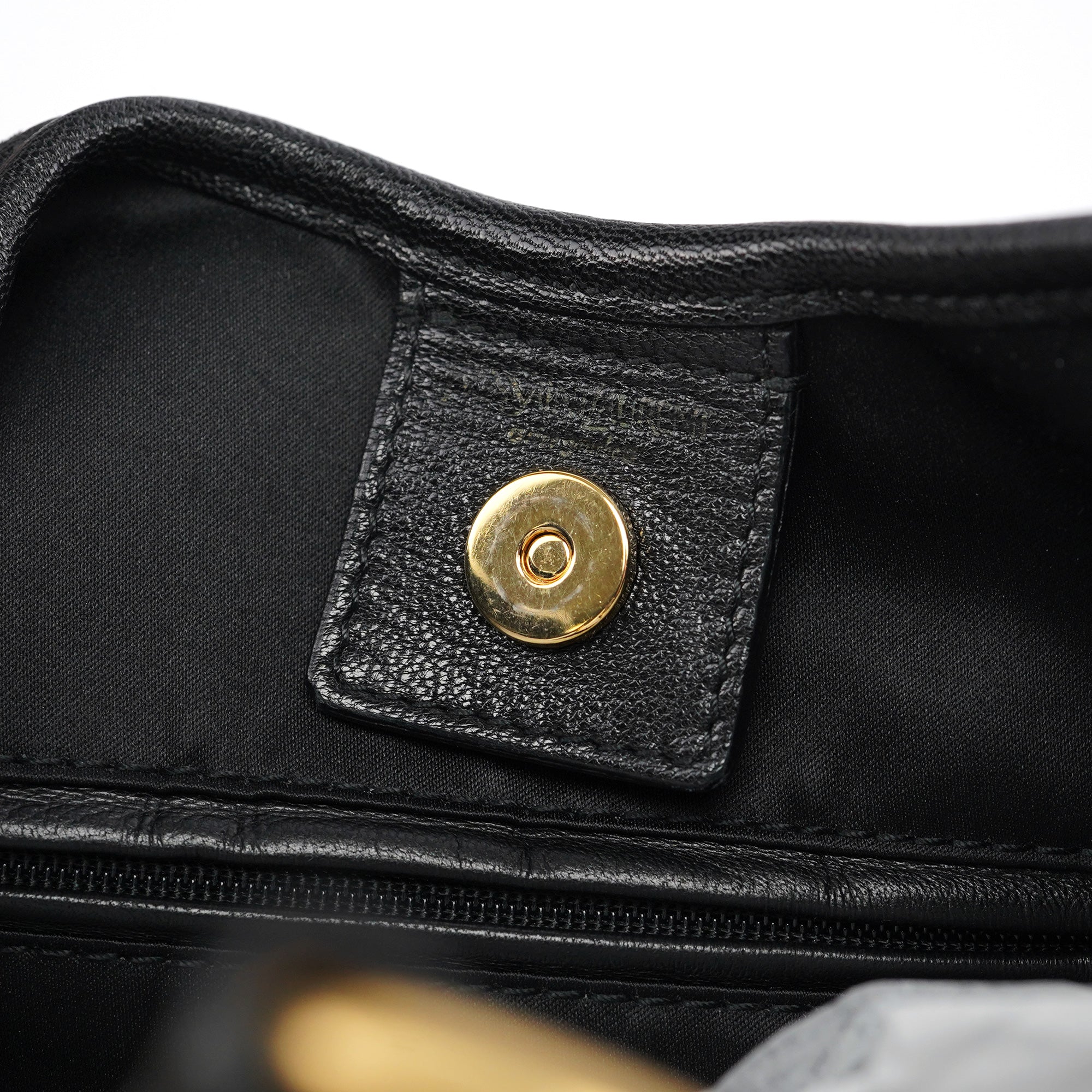 Black Multi Leather Saint Tropez Shoulder Bag
