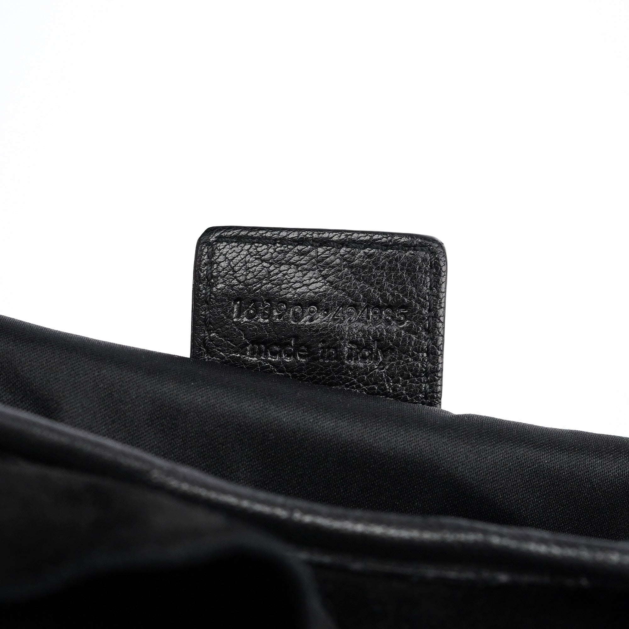 Black Multi Leather Saint Tropez Shoulder Bag