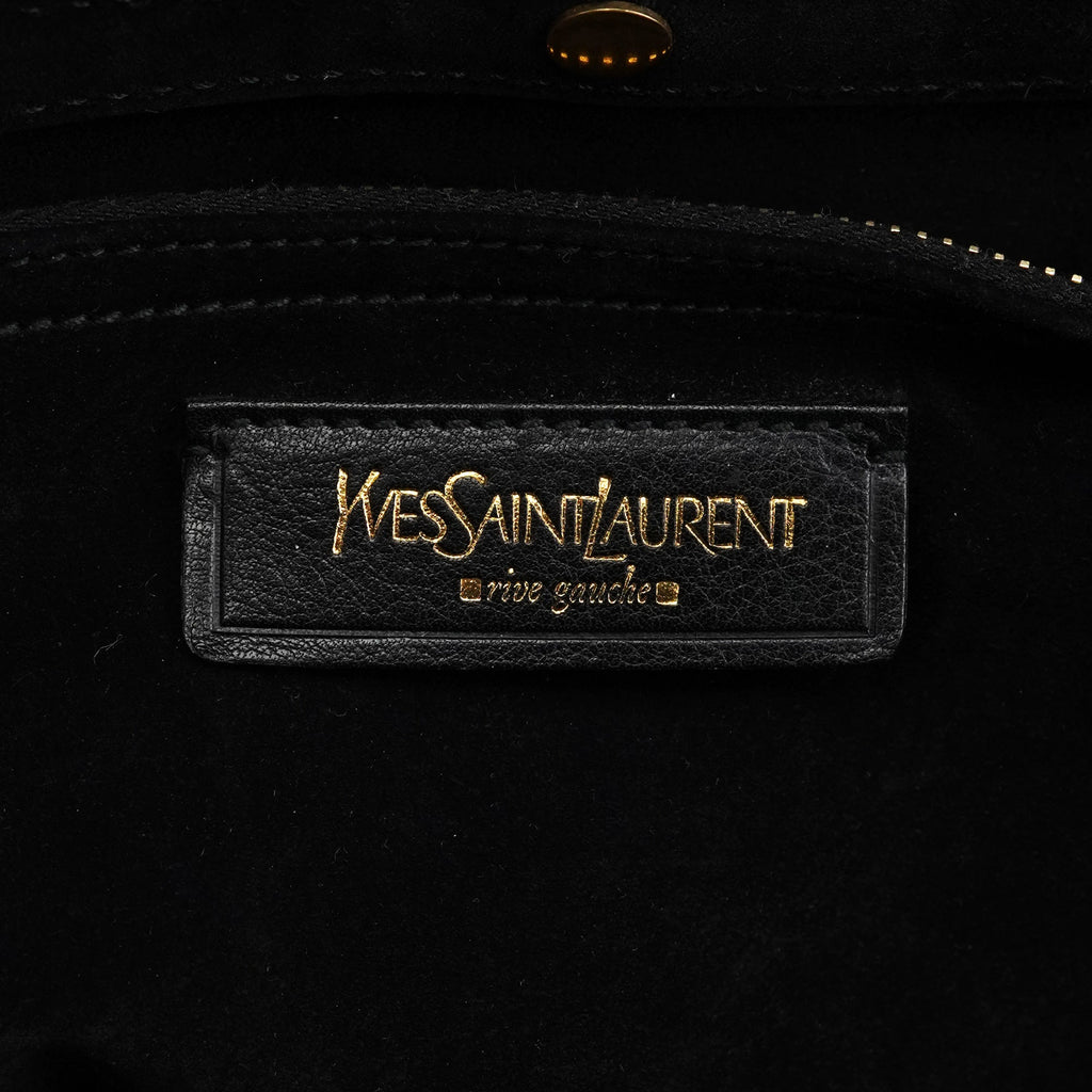 Black Patent Calfhair Muse Two Bag
