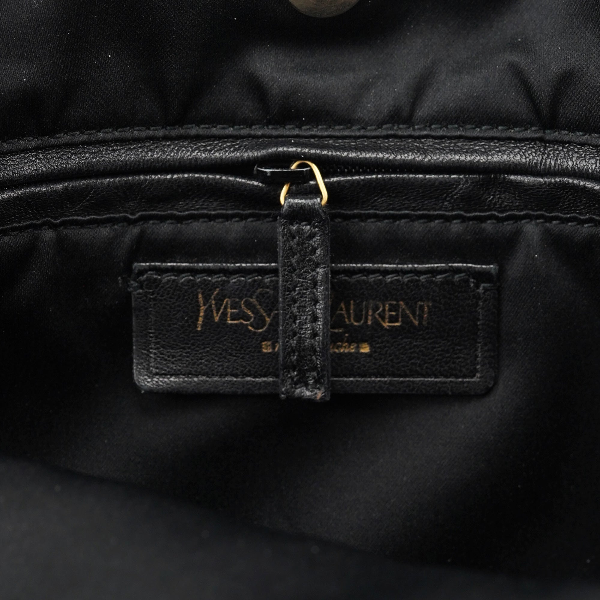 Black Patent Leather Croc Embossed Tote Bag