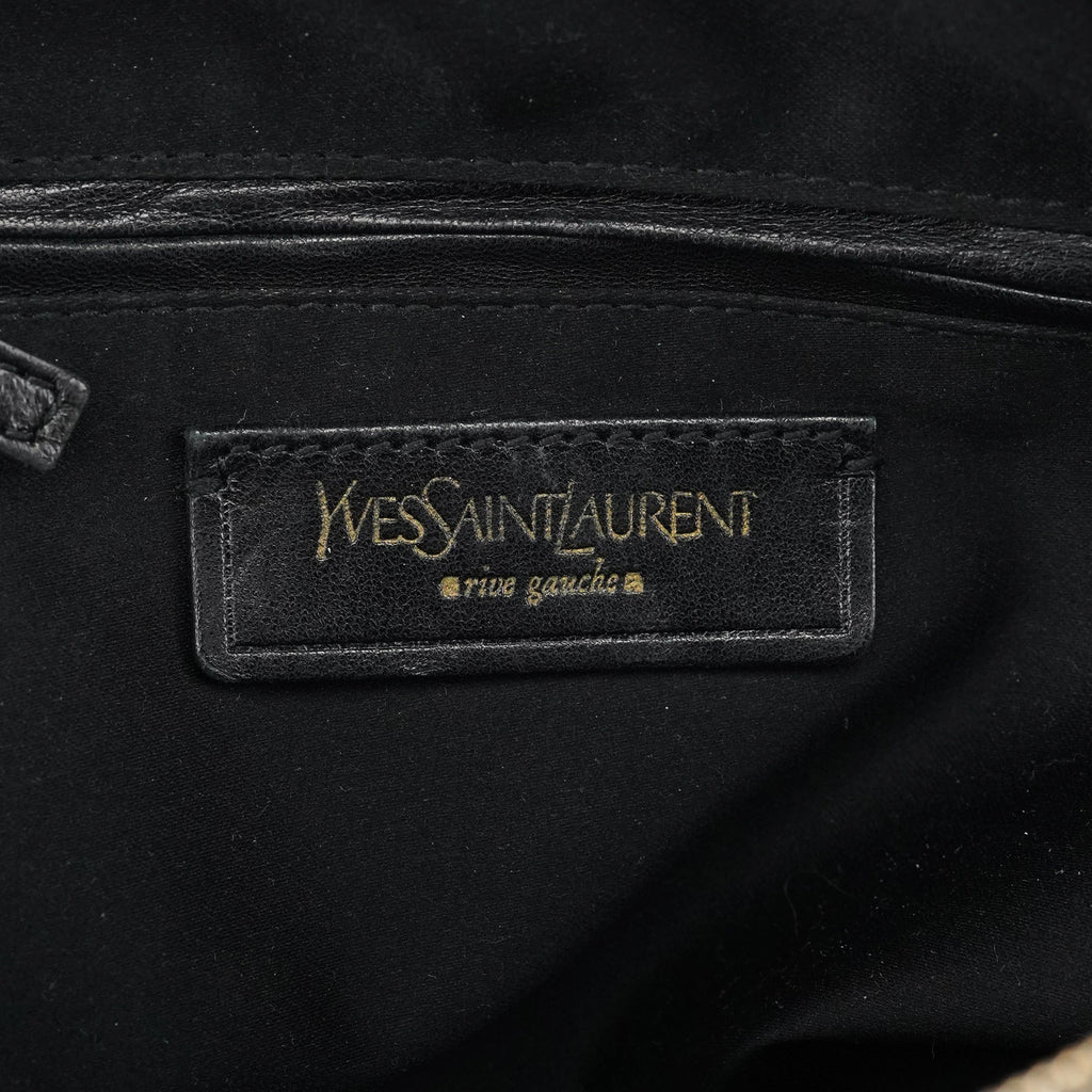 Black Patent Leather Muse Tote Bag