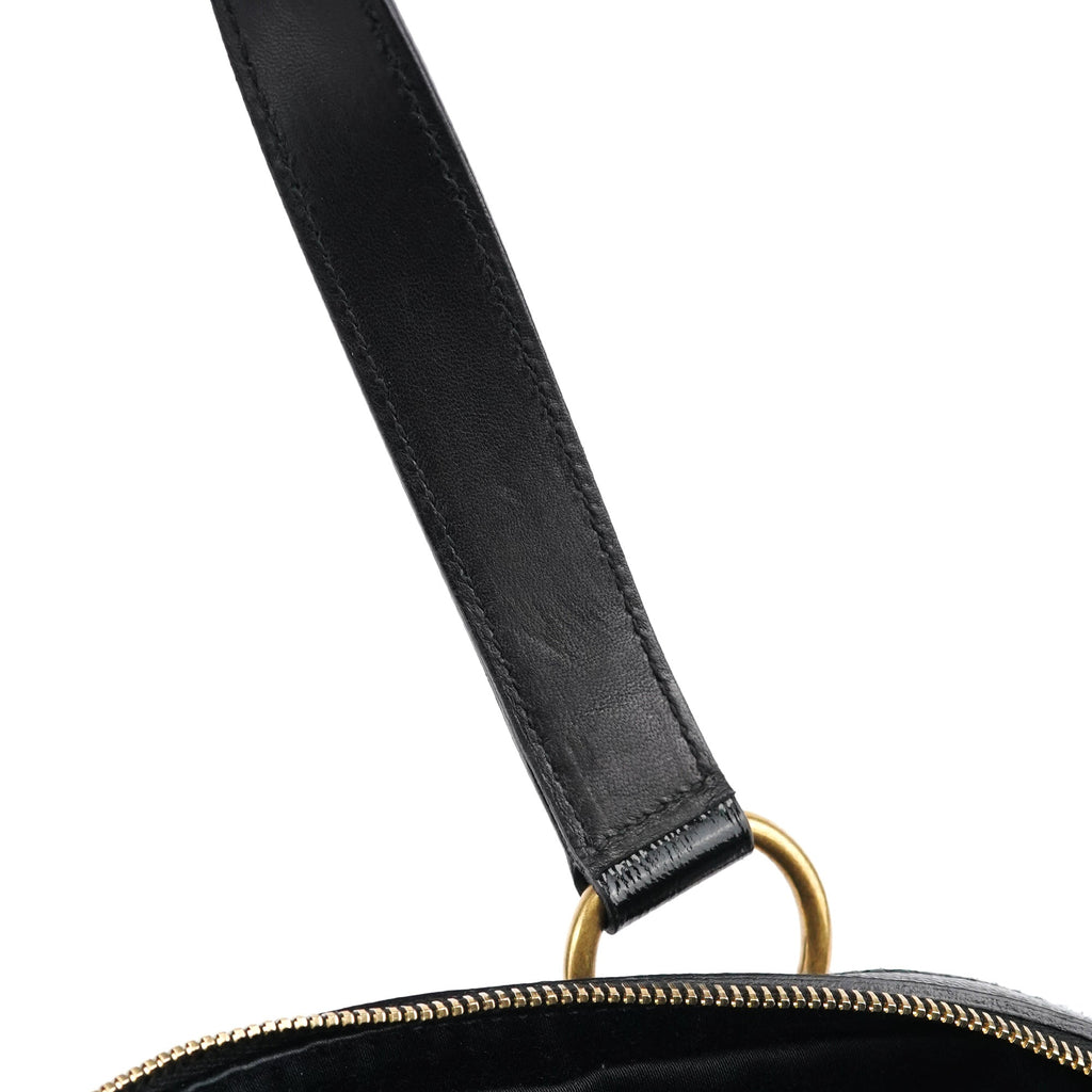 Black Patent Leather Muse Tote Bag