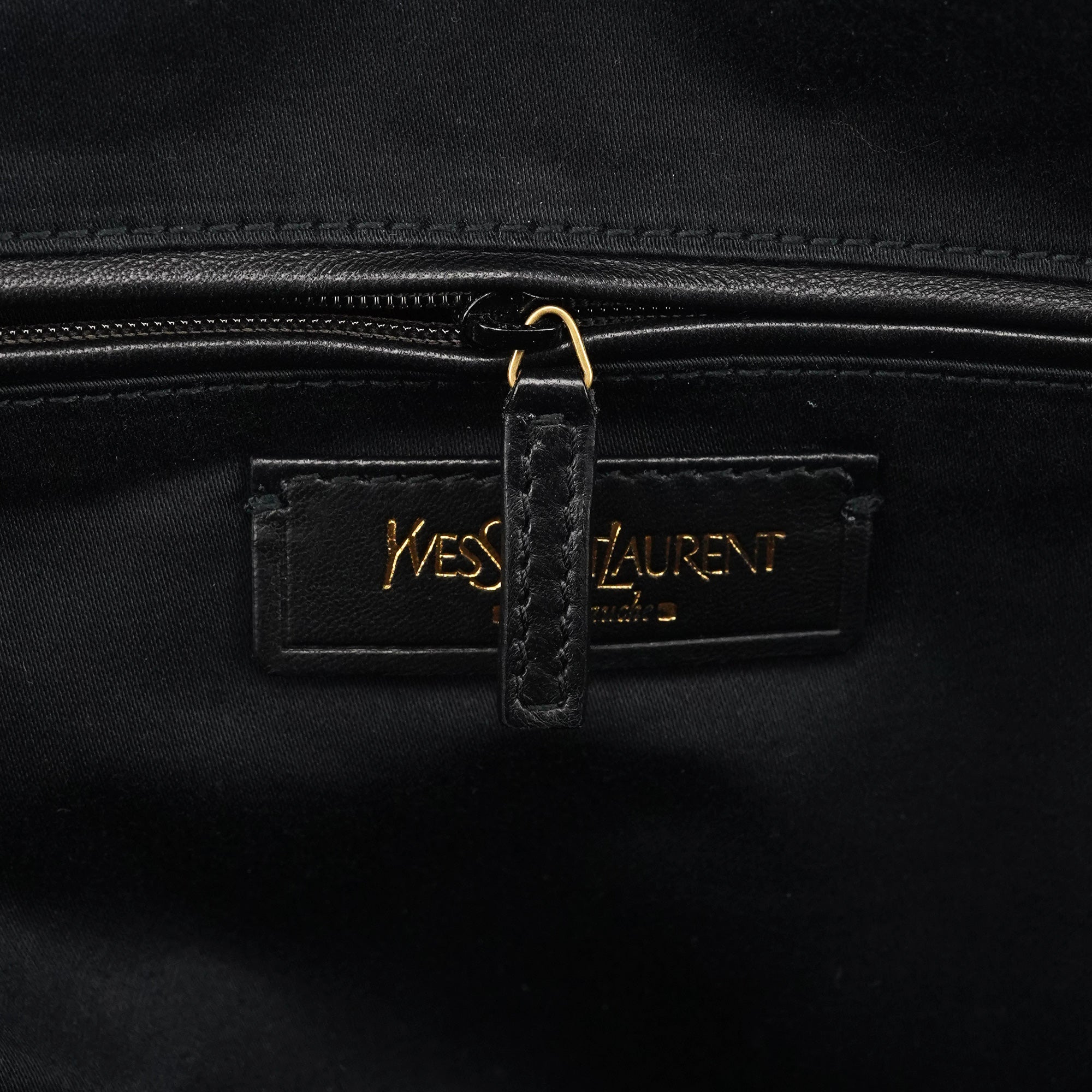 Black Patent Leather Muse Tote Bag