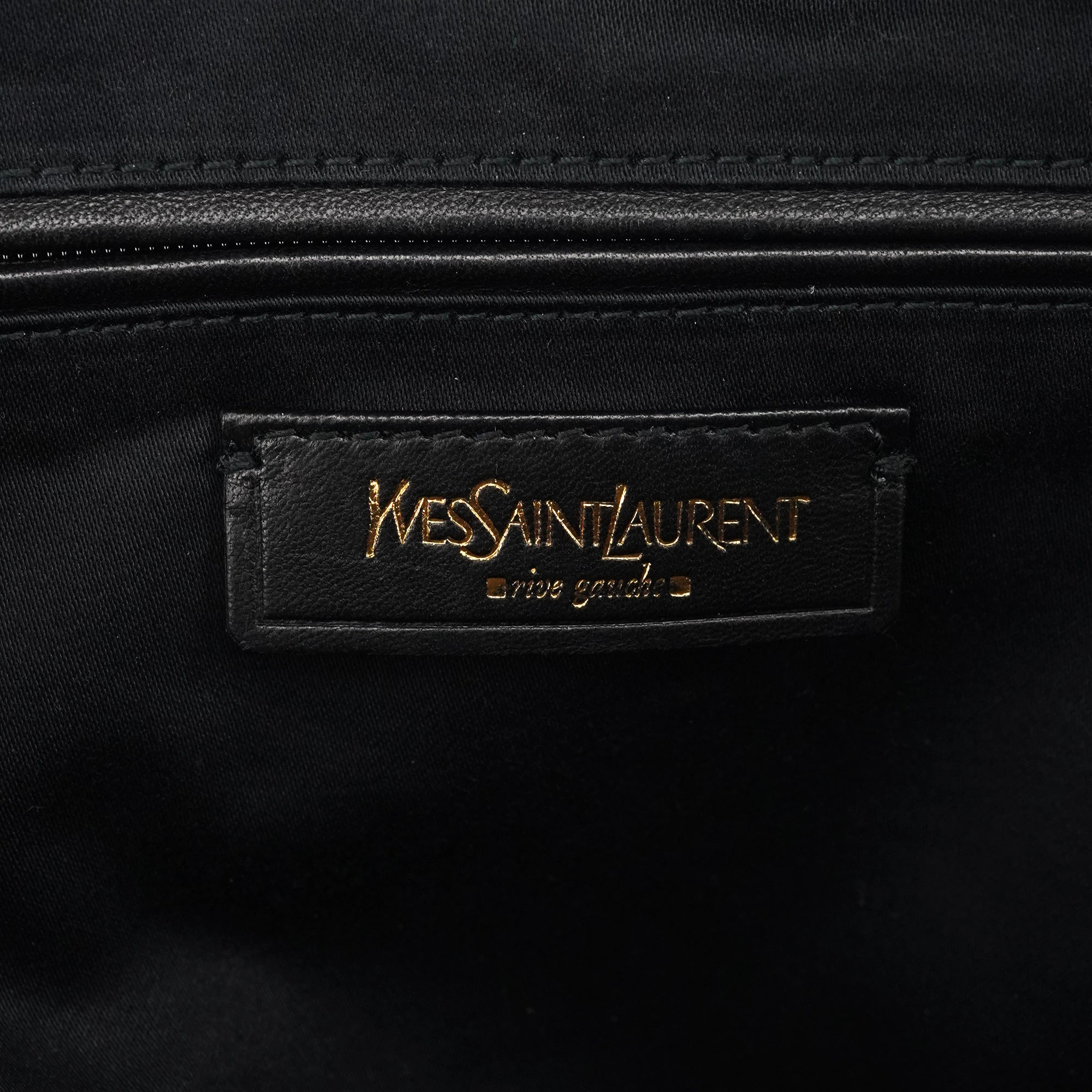 Black Patent Leather Muse Tote Bag