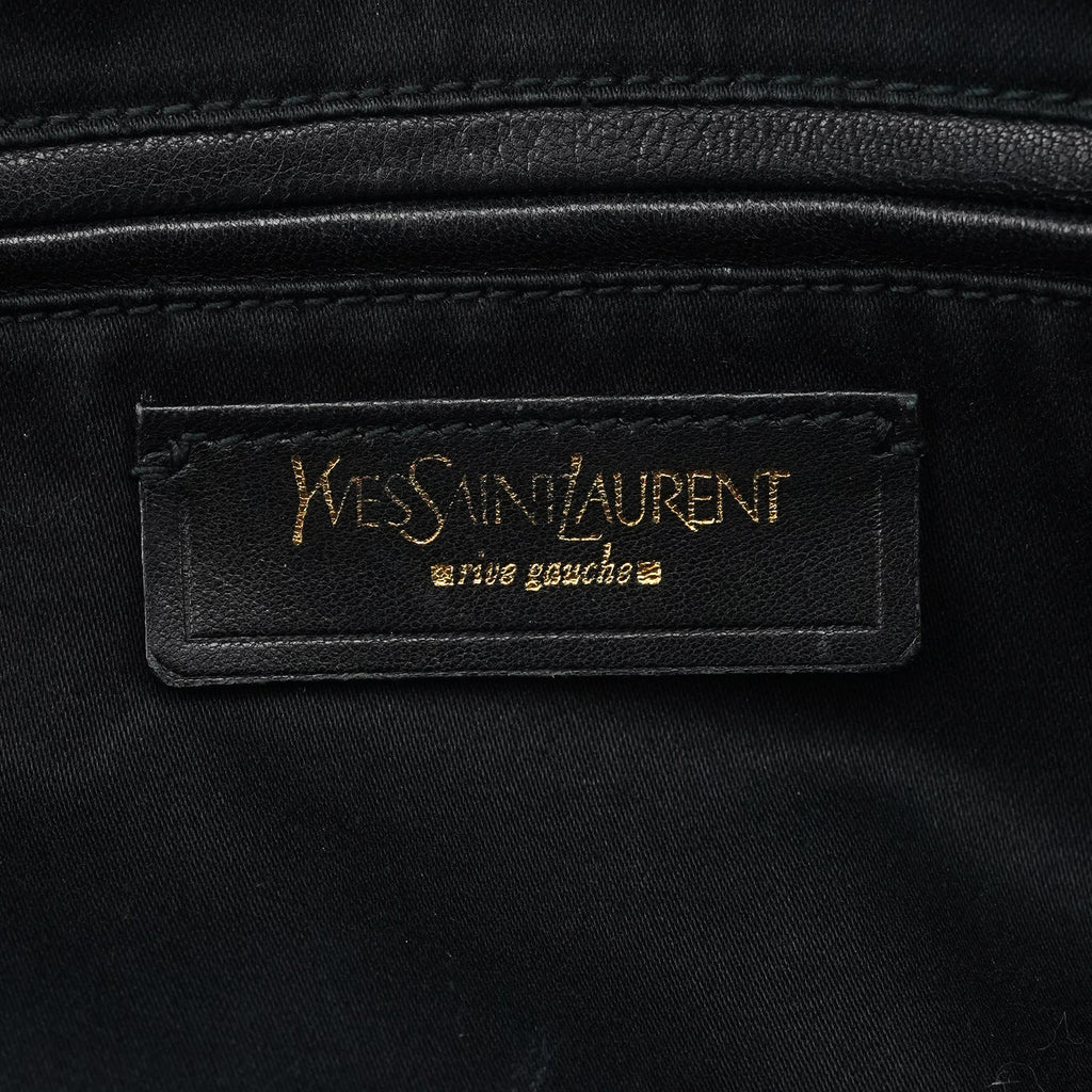 Black Patent Leather Muse Tote Bag
