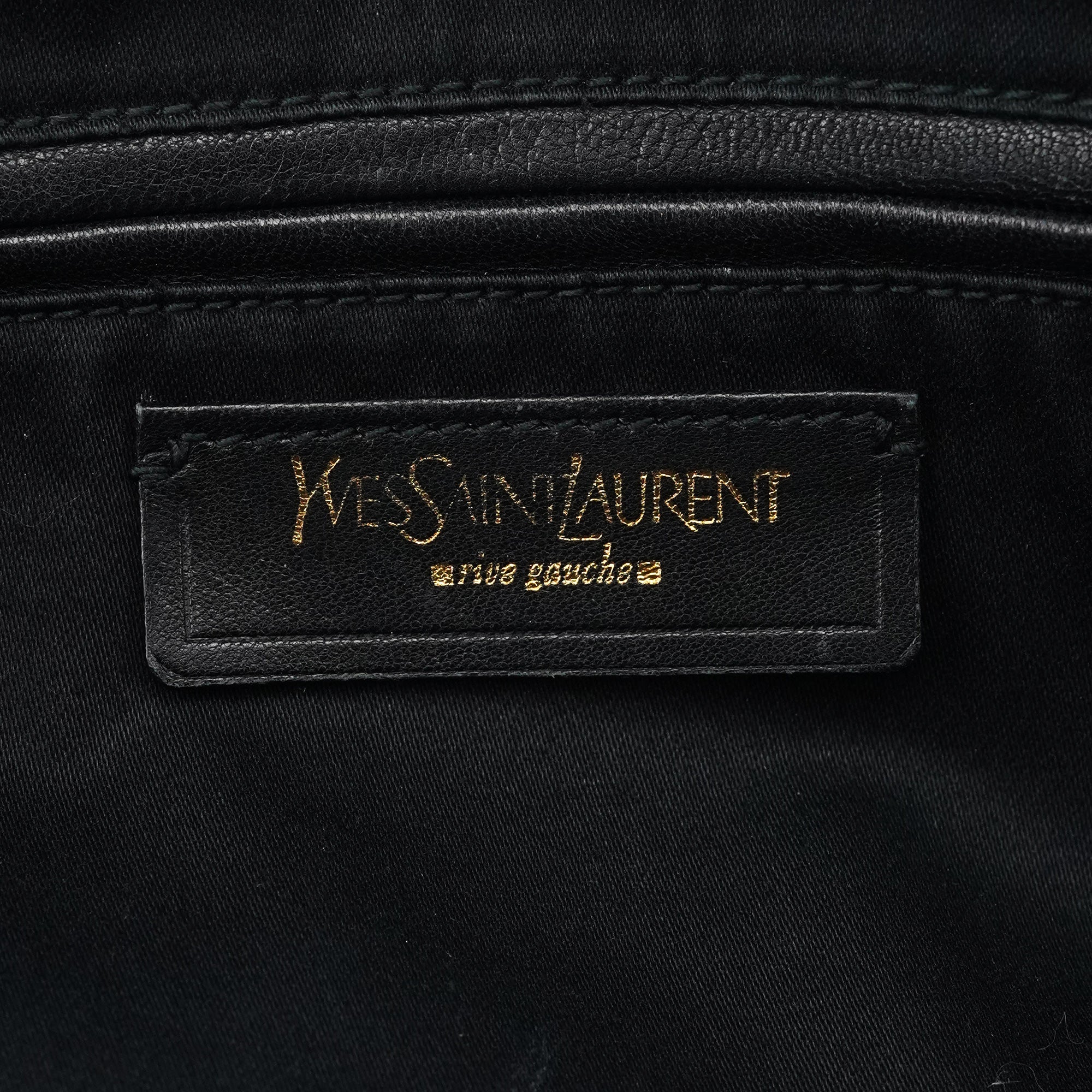 Black Patent Leather Muse Tote Bag