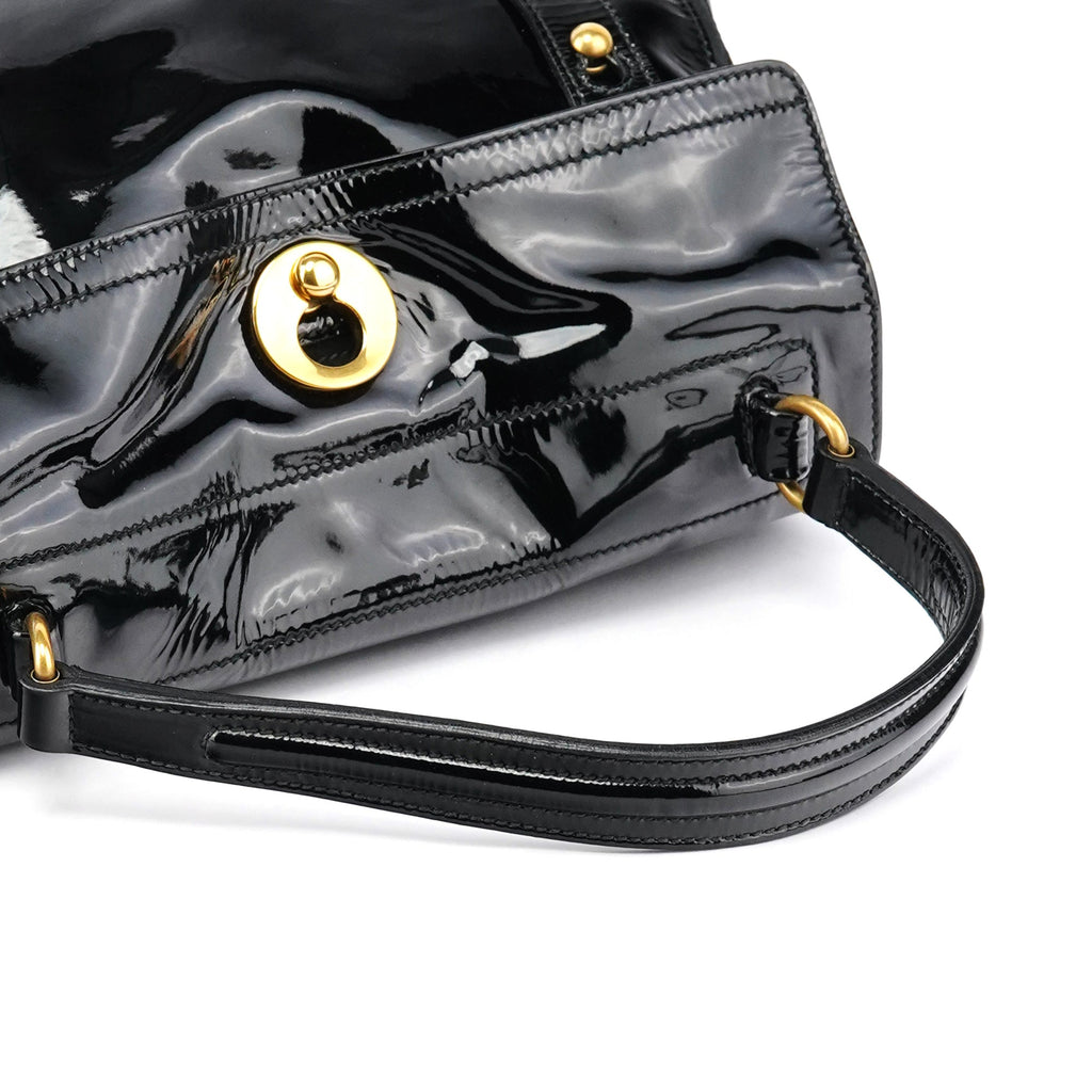 Black Patent Leather Muse Two Bag