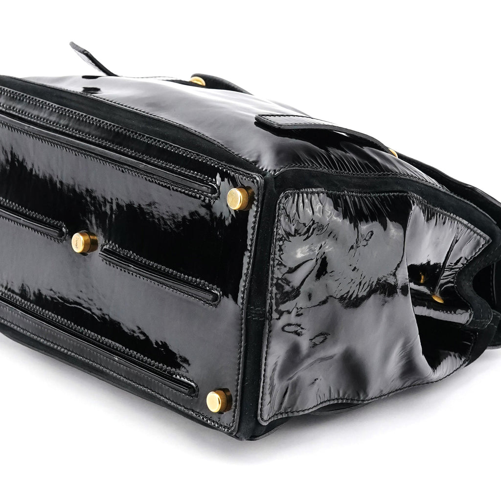Black Patent Leather Muse Two Bag