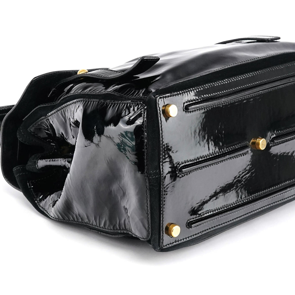 Black Patent Leather Muse Two Bag